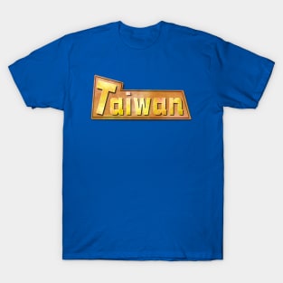 Golden Taiwan logo T-Shirt
